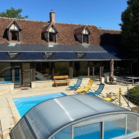 La Charmeraie : Gite De Charme, Piscine Et Spa Thésée エクステリア 写真